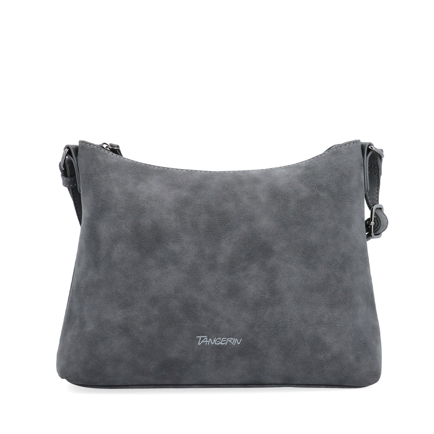 Dámská elegantní crossbody kabelka Tangerin materiál syntetická kůže zapínání na zip barva šedá velikost malá 1110 ANT Zepředu