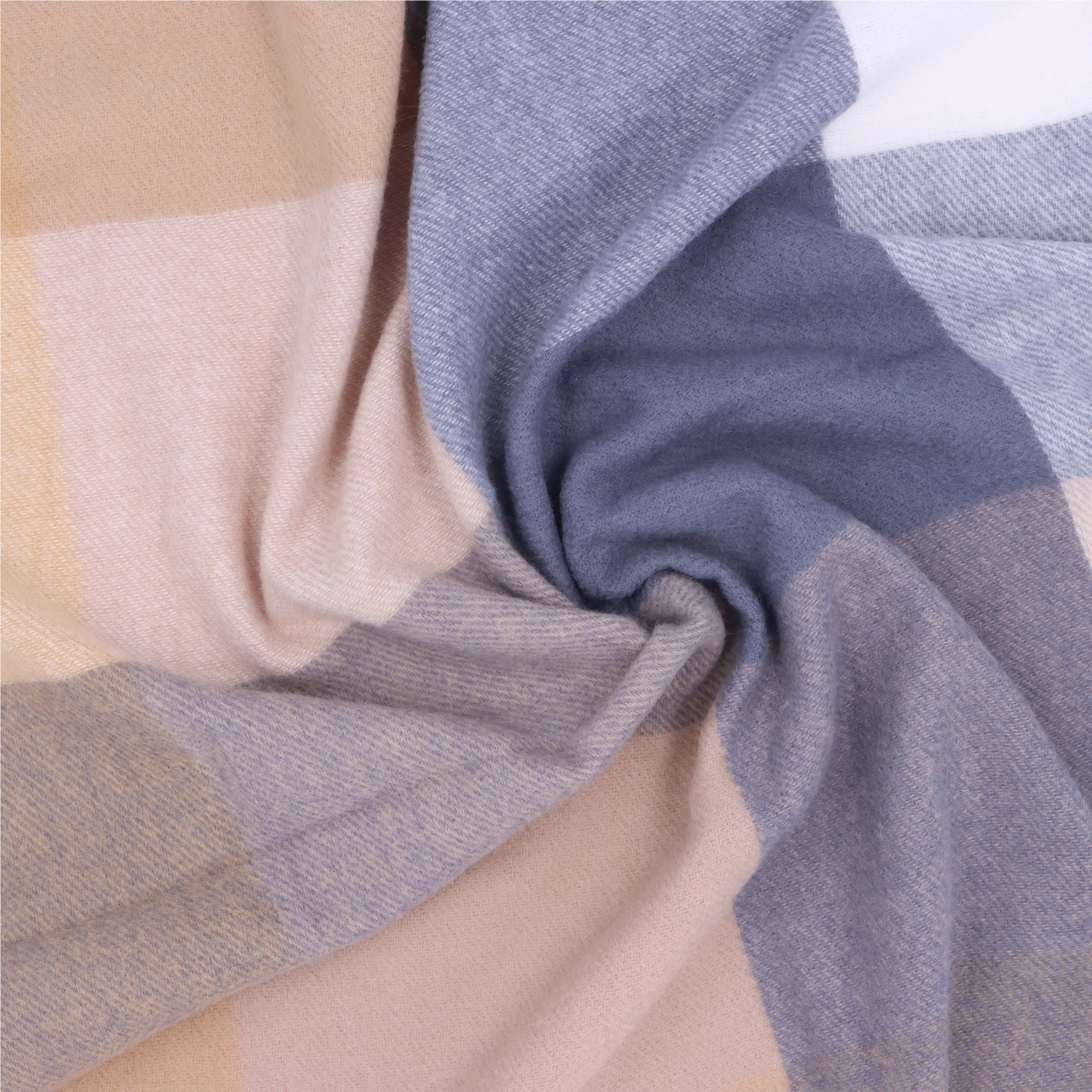 Příjemná šála s kostkovaným vzorem Noelia Bolger materiál Polyester s příměsí vlny barva multicolor KZ002 - 04