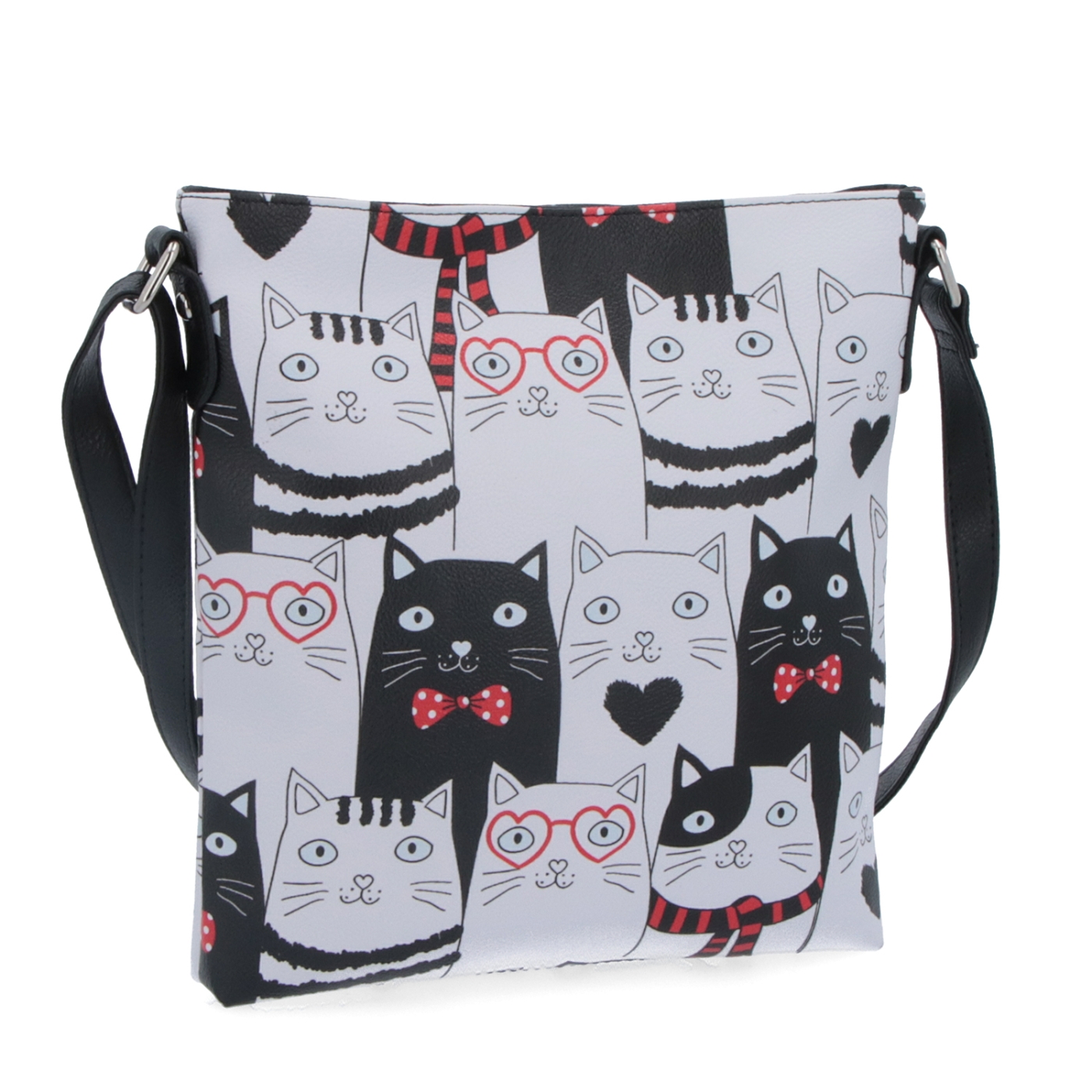 Malá crossbody s potiskem Indee materiál syntetická kůže barva multicolor velikost malá 9300 17 C
