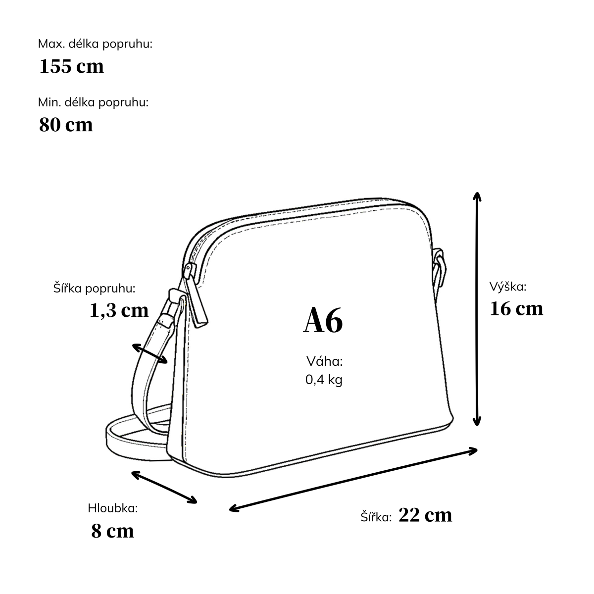 Malá crossbody kabelka s minimalistickým designem Le Sands materiál syntetická kůže zapínání na zip barva šedá velikost malá 4611 ANT Rozměry