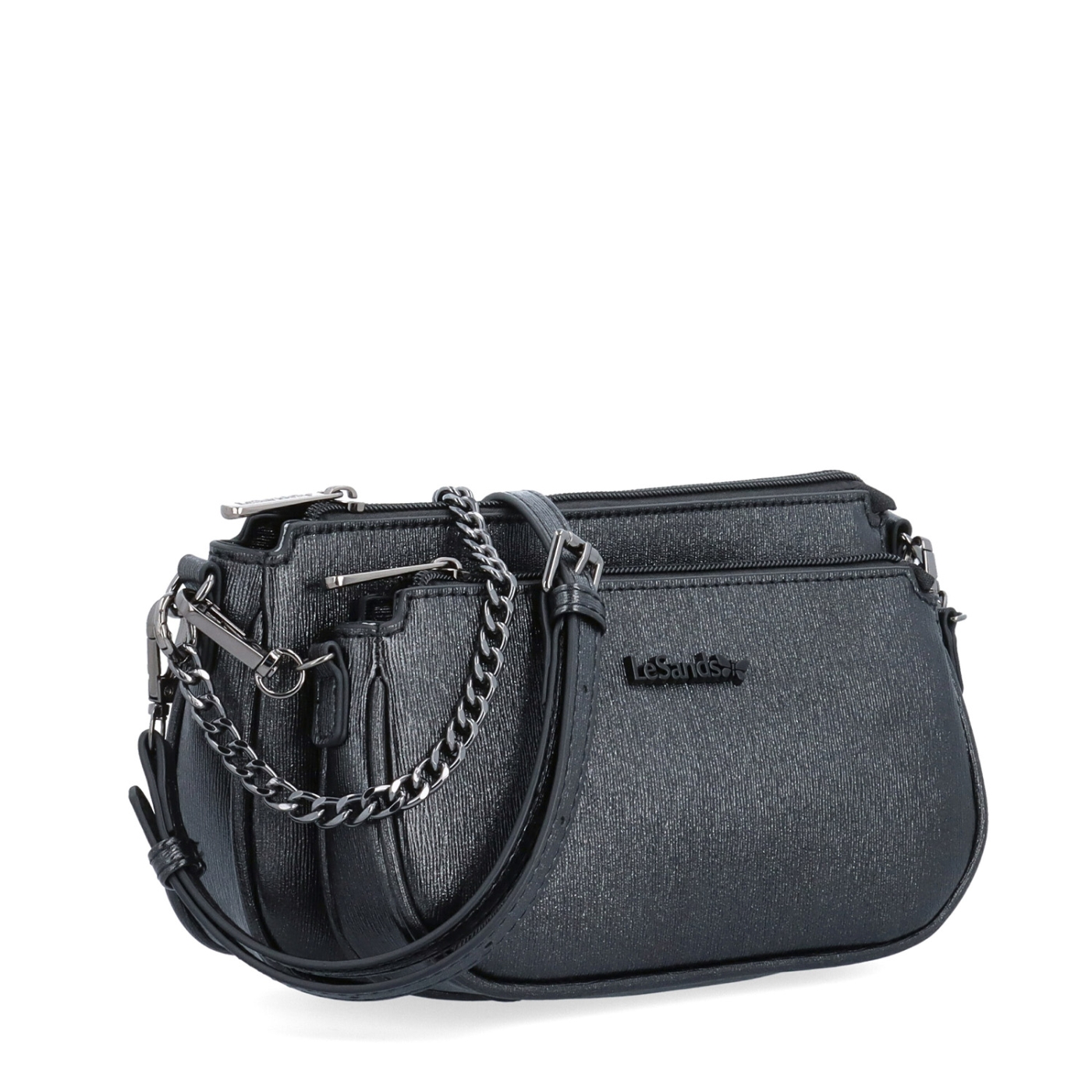 Crossbody kabelka s odjímatelnou kapsičkou a řetízkem