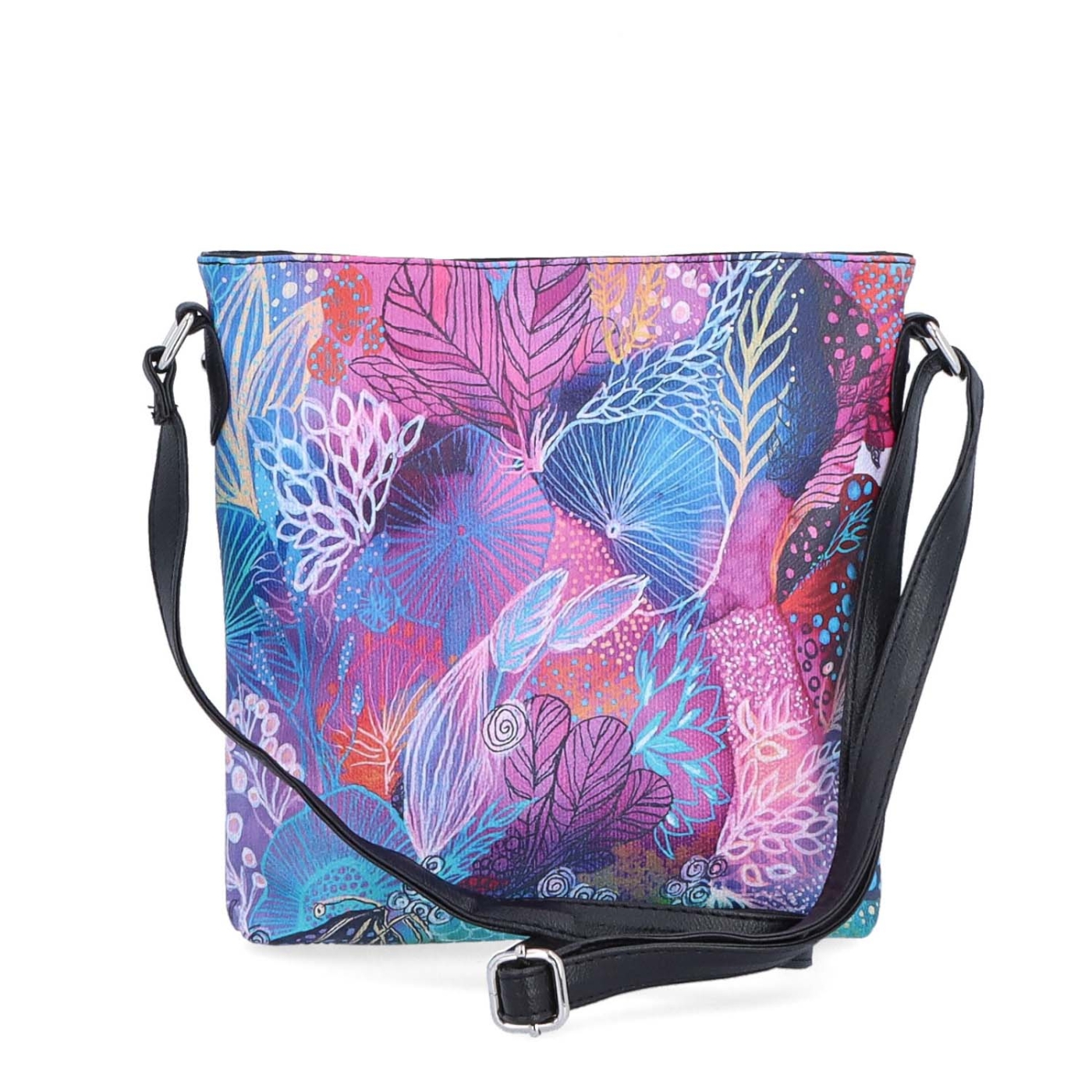 Malá crossbody s potiskem Indee materiál syntetická kůže barva multicolor velikost malá 9300 44 C