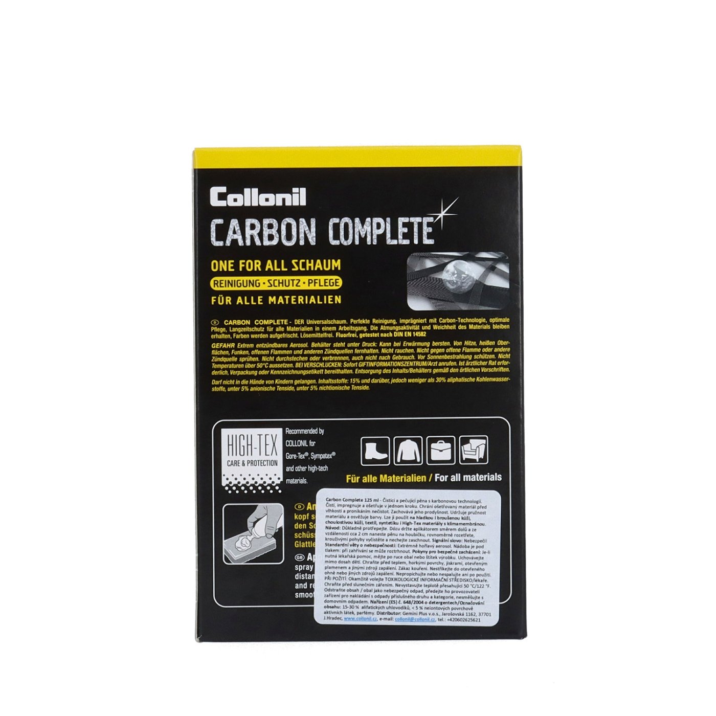 Collonil Carbon Complete 125 ml pěna s houbičkou Collonil materiál není barva bez barvy CollonilCarbCompl 125 ml