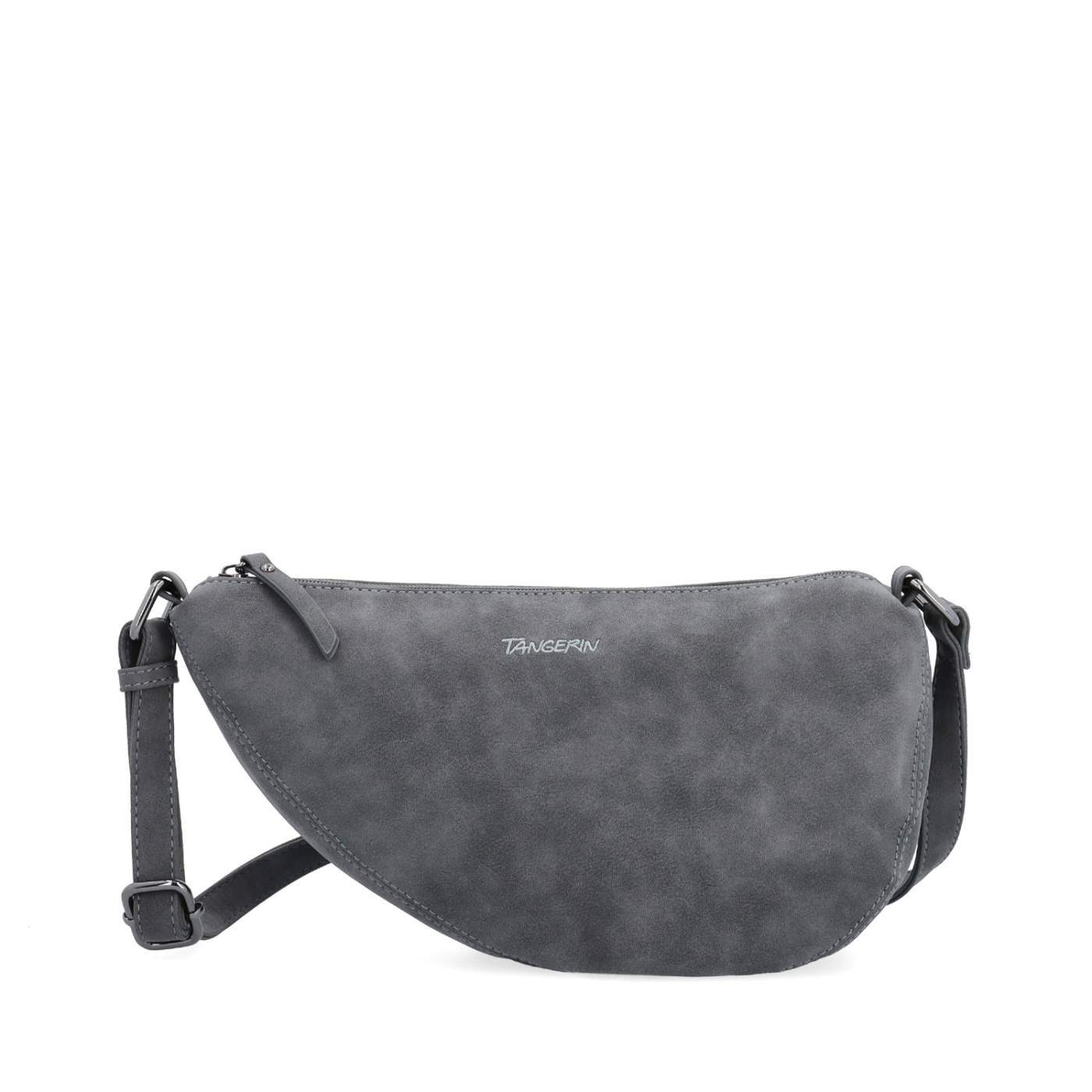 Kabelka typu moonbag ze syntetické kůže Tangerin materiál syntetická kůže zapínání na zip barva šedá velikost malá 1111 ANT Zepředu