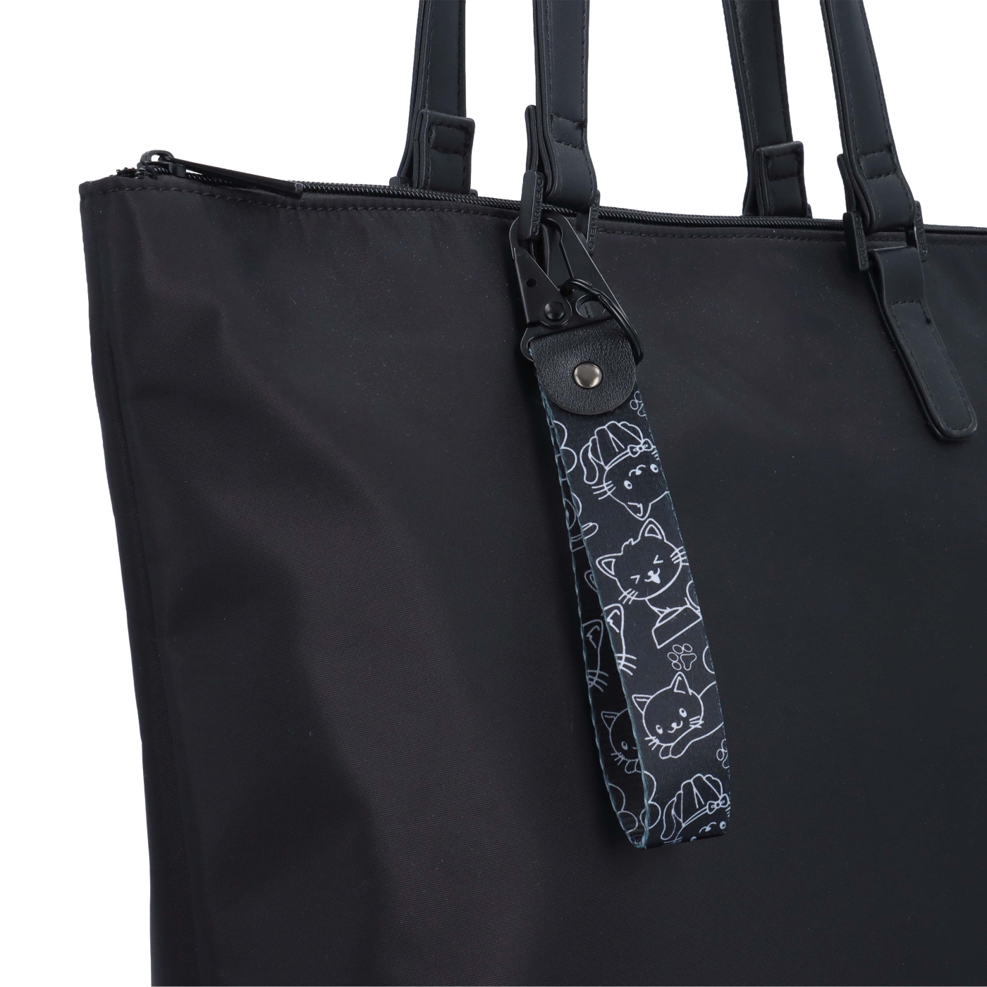 Textilní přívěsek na kabelku s kočičkami Indee materiál textil barva multicolor D039 - 01