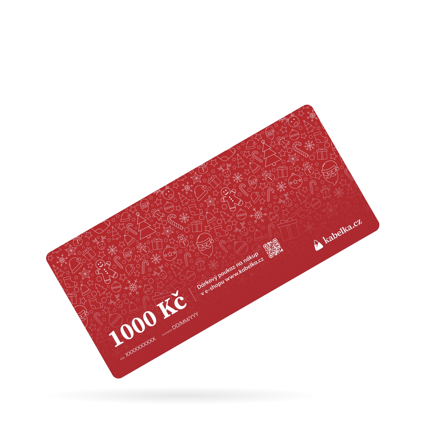 Dárkový poukaz na kabelka.cz materiál není VDAR1000 Christmas