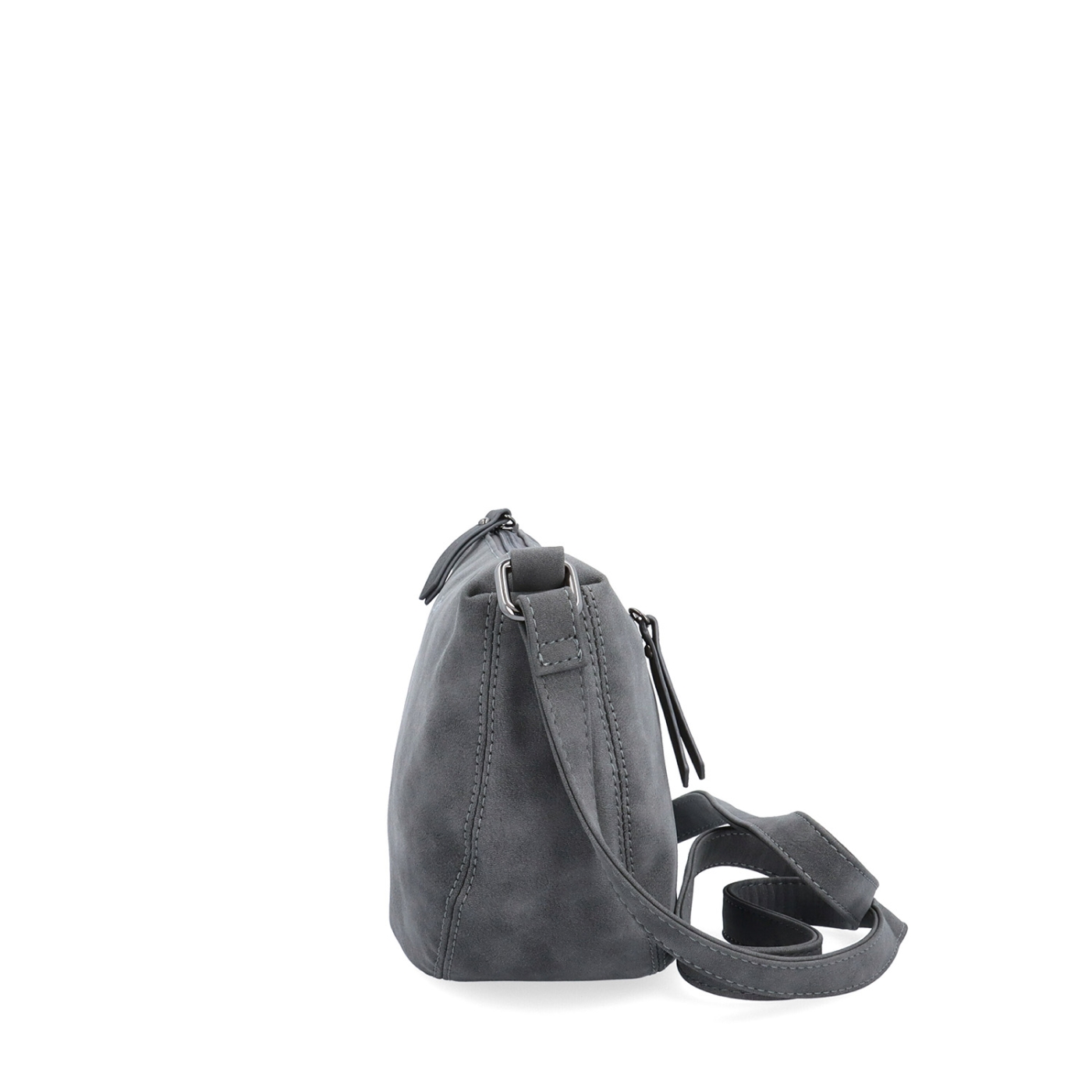 Kabelka typu moonbag ze syntetické kůže Tangerin materiál syntetická kůže zapínání na zip barva šedá velikost malá 1111 ANT Z boku