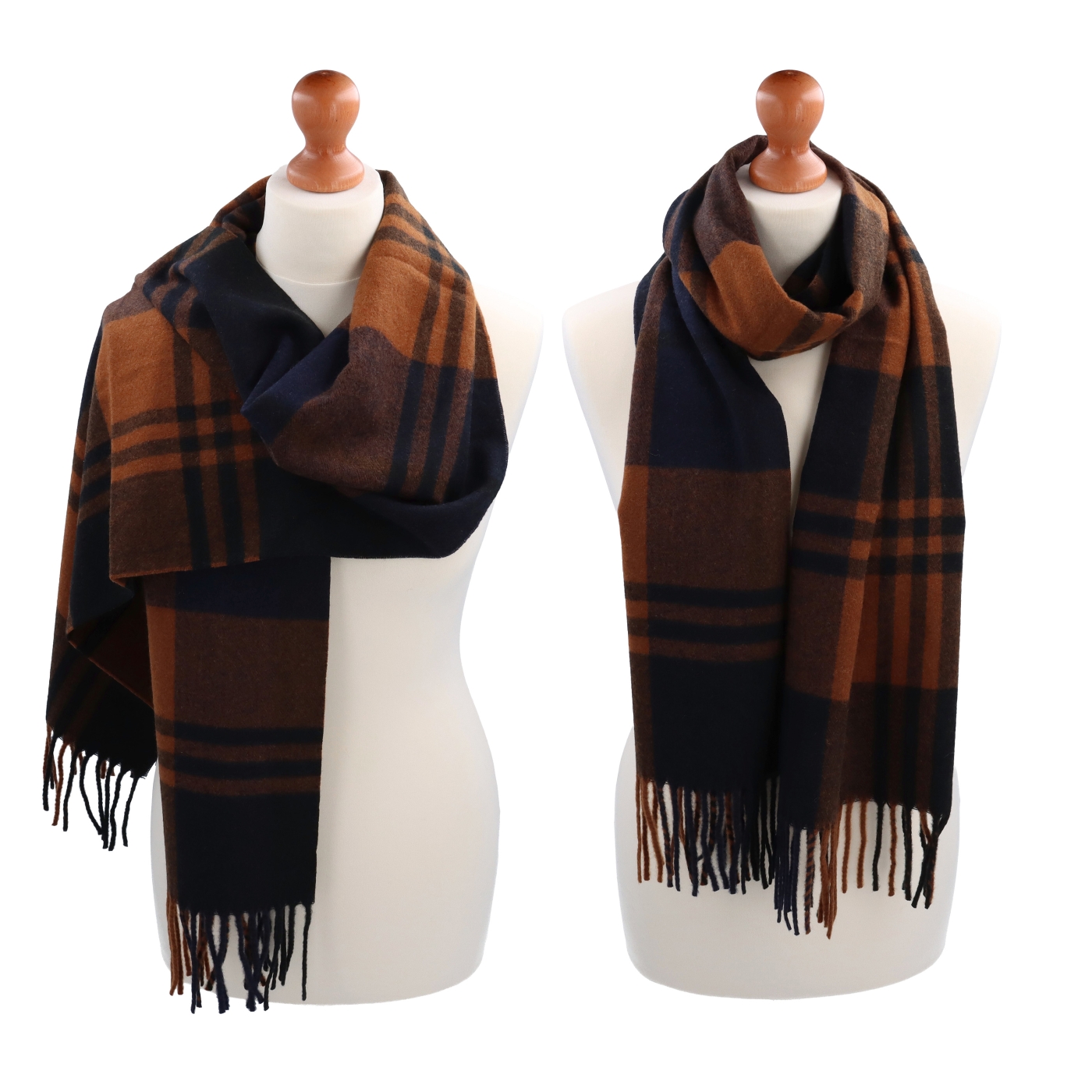 Celoroční šála s károvaným vzorem Noelia Bolger materiál Polyester s příměsí vlny barva multicolor KZ004 - 03