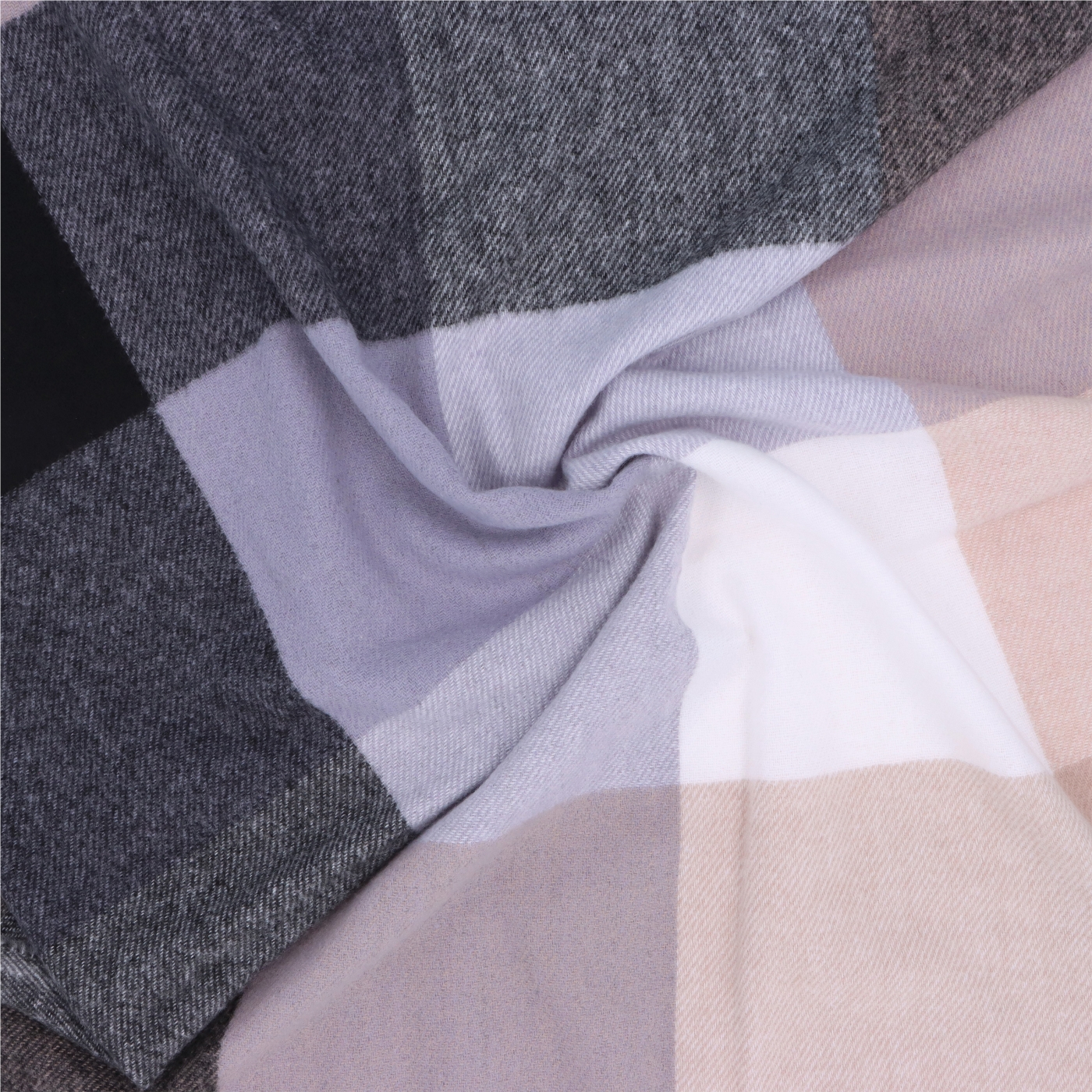 Příjemná šála s kostkovaným vzorem Noelia Bolger materiál Polyester s příměsí vlny barva multicolor KZ002 - 01