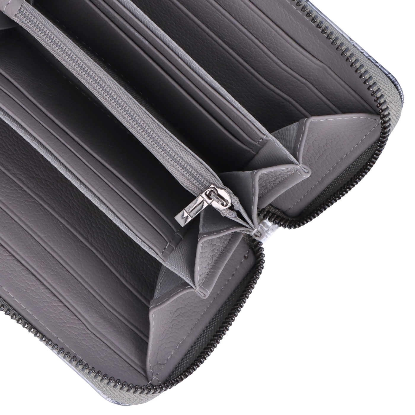 Penál z lakované kůže Carmelo materiál kůže zapínání na zip barva bílá velikost střední 2124 M OW Detail