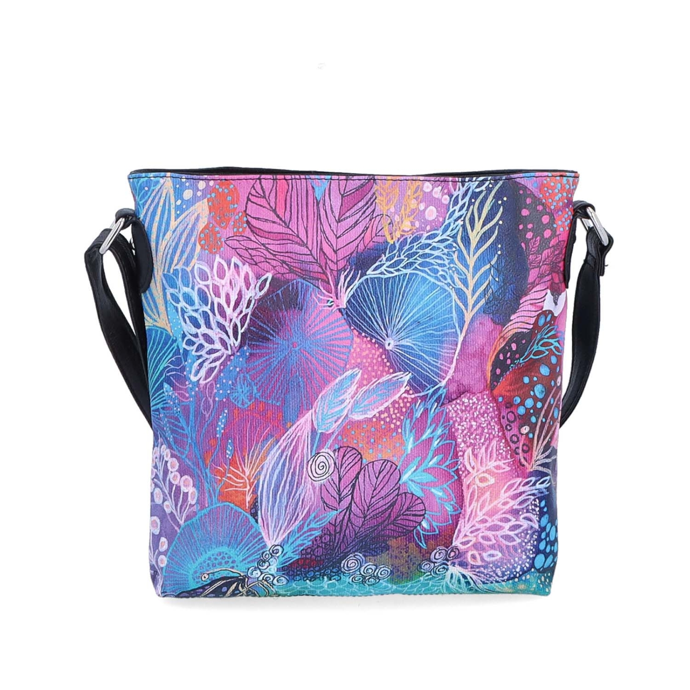 Malá crossbody s potiskem Indee materiál syntetická kůže barva multicolor velikost malá 9300 44 C