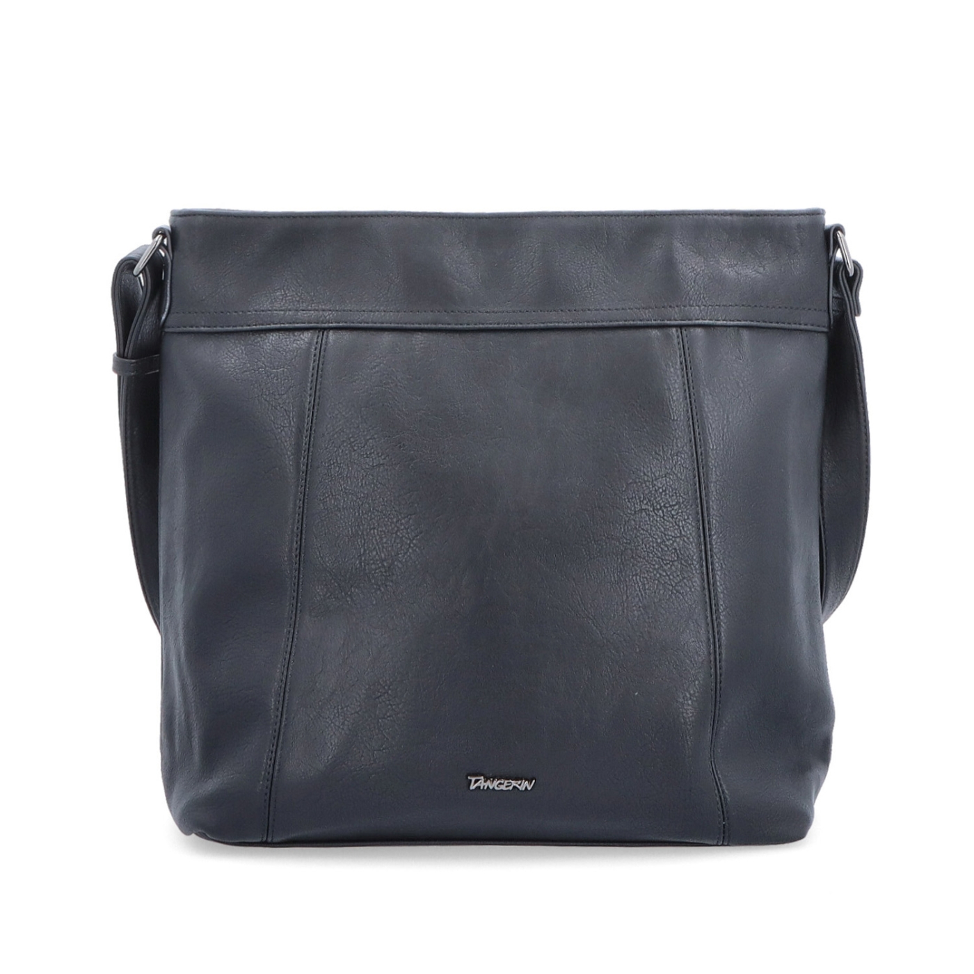 Velká crossbody kabelka na formát A4 Tangerin materiál syntetická kůže zapínání na zip barva černá velikost velká 8037 C Zepředu