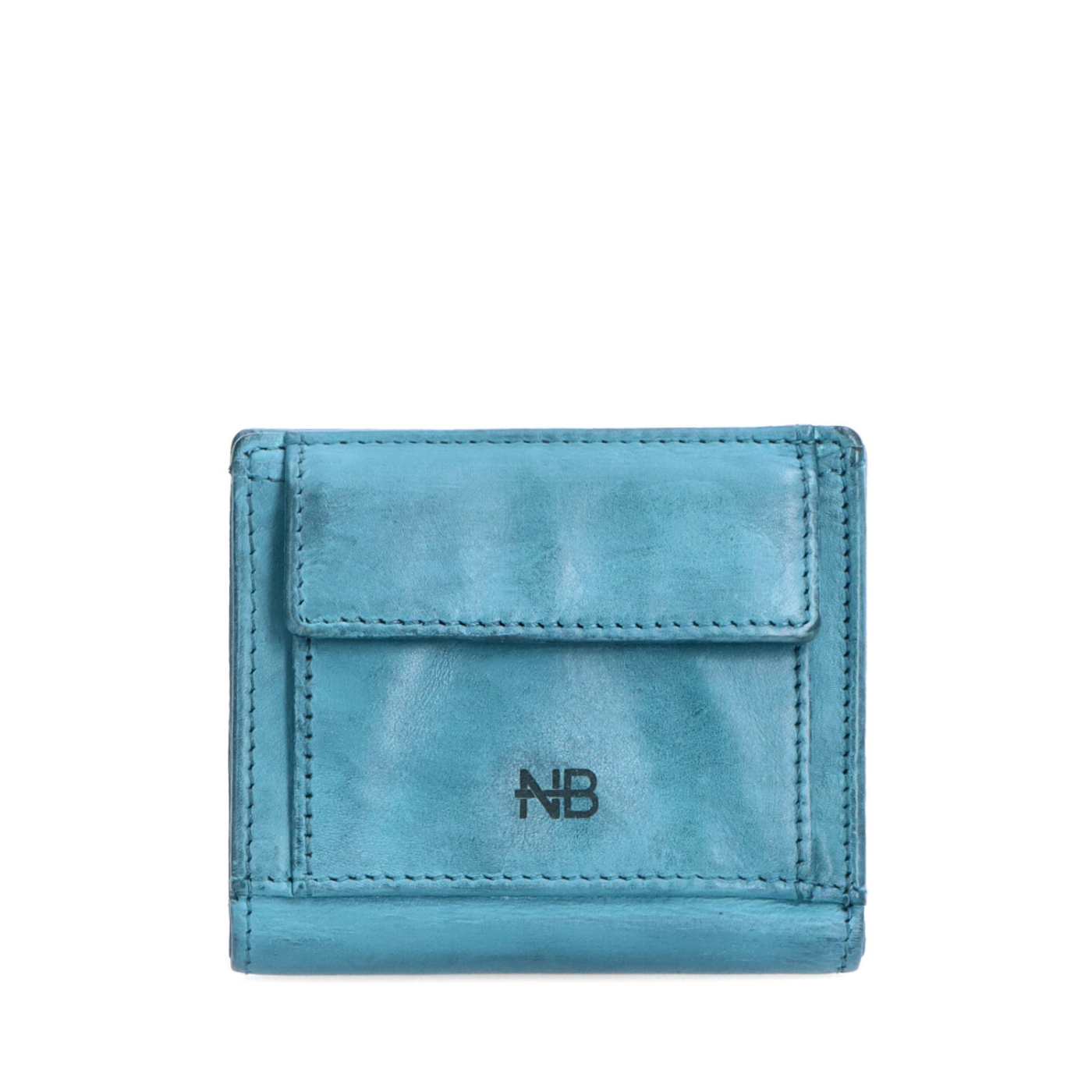 Malá kožená peněženka s unisex designem Noelia Bolger materiál kůže barva tyrkysová velikost malá 5133 NB TYR