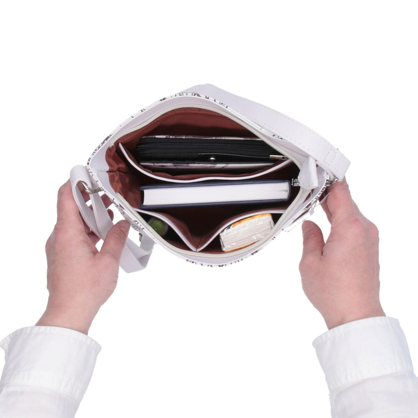Malá crossbody s potiskem Indee materiál syntetická kůže barva multicolor velikost malá 9300 44 C