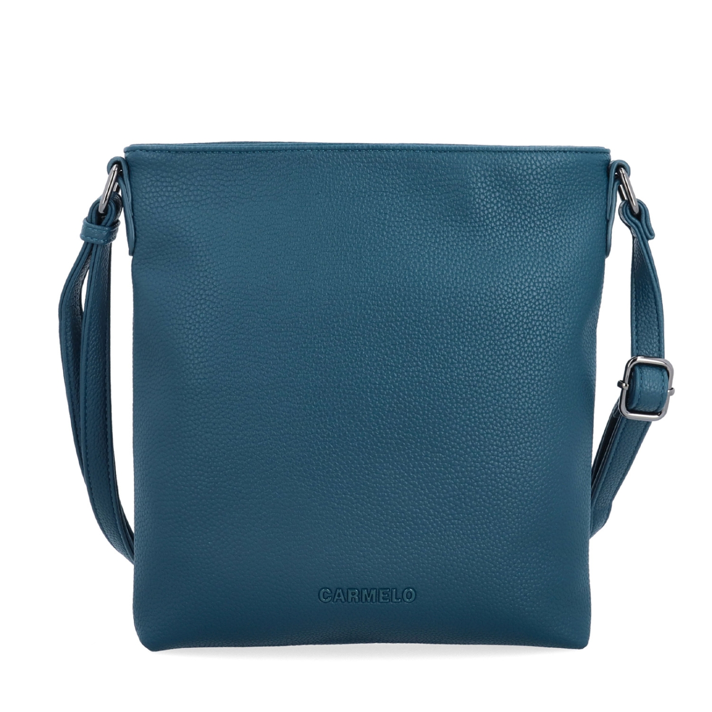 Crossbody kabelka na zip Carmelo materiál syntetická kůže zapínání na zip barva zelená velikost malá 4324 PE Zepředu