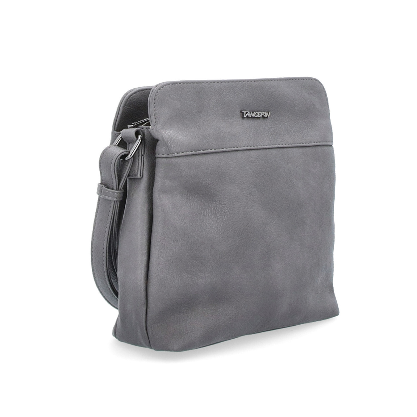 Crossbody kabelka Tangerin materiál syntetická kůže zapínání na zip barva šedá velikost malá 8021 TS