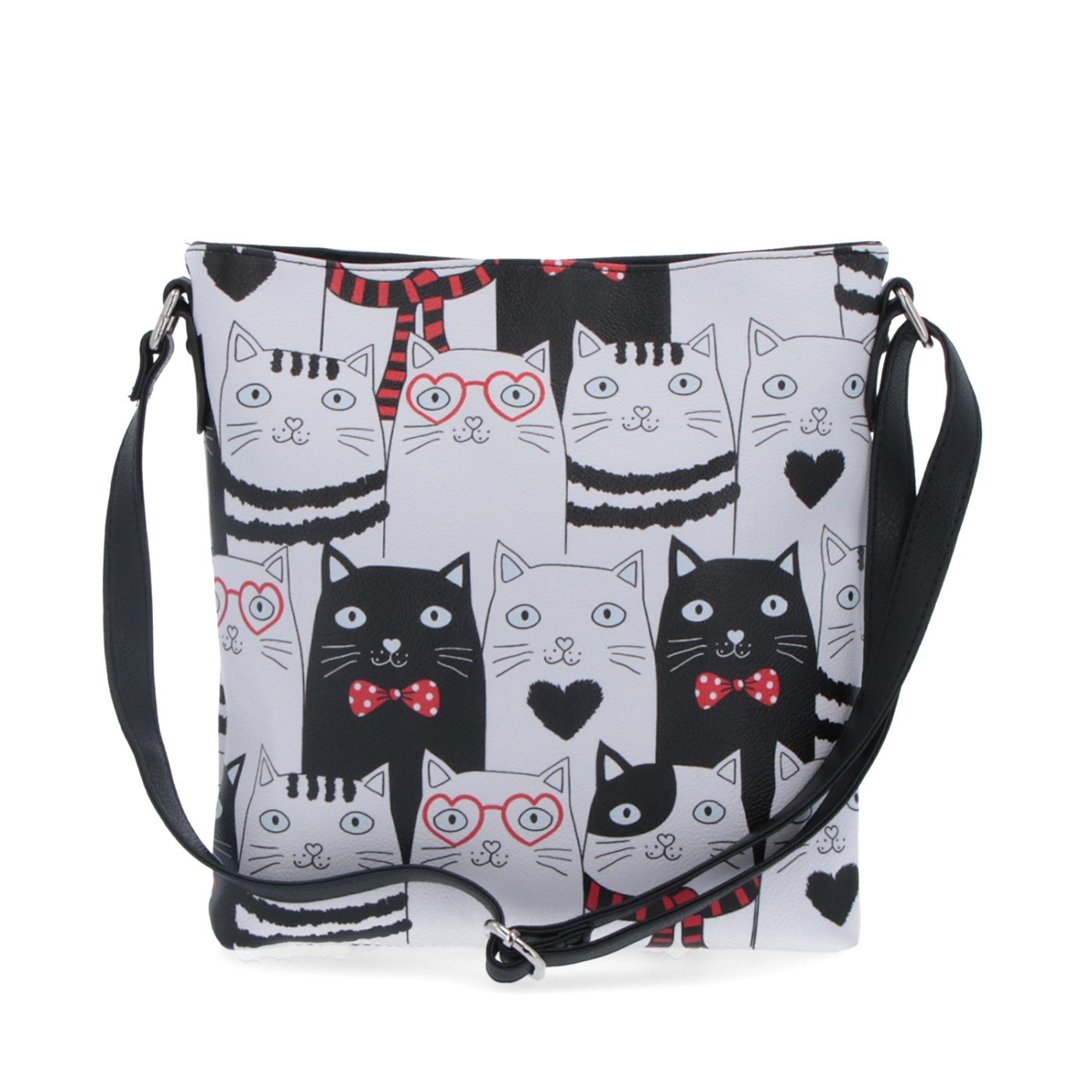 Malá crossbody s potiskem Indee materiál syntetická kůže barva multicolor velikost malá 9300 17 C