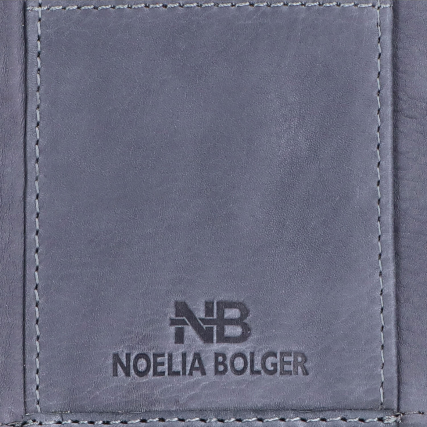 Kožená peněženka s praktickou zipovou kapsou Noelia Bolger materiál kůže zapínání na cvoček barva modrá velikost malá 5132 NB JE Logo