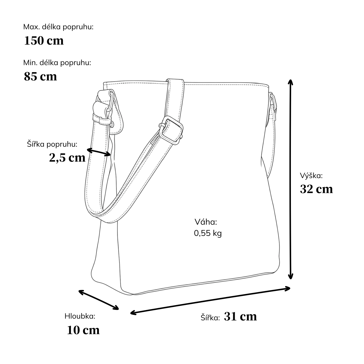 Crossbody kabelka s přehledným vnitřkem Tangerin materiál syntetická kůže zapínání na zip barva šedá velikost střední 8051 ANT Rozměry