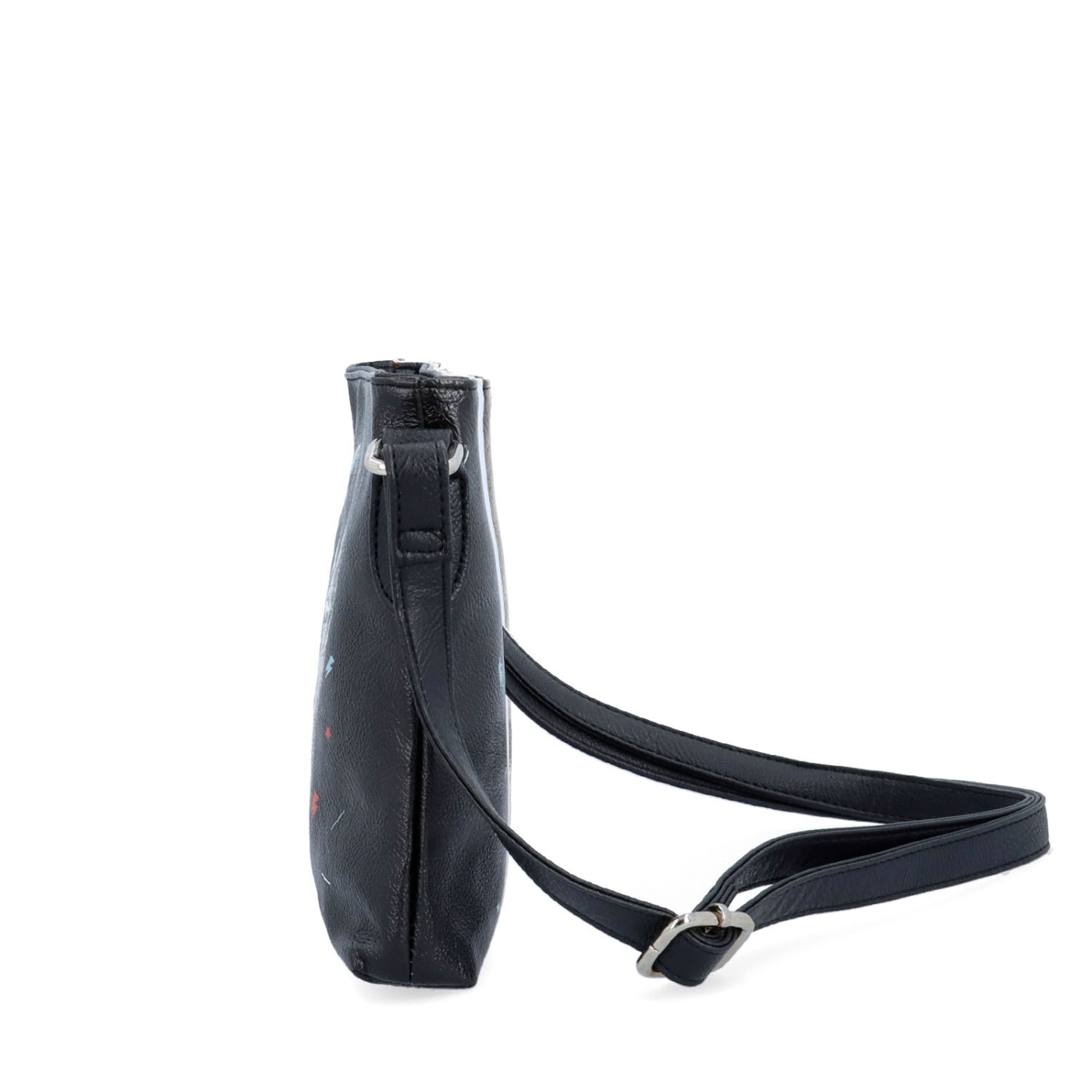 Crossbody kabelka s veselým potiskem Indee materiál syntetická kůže zapínání na zip barva multicolor velikost malá 9306 04 C