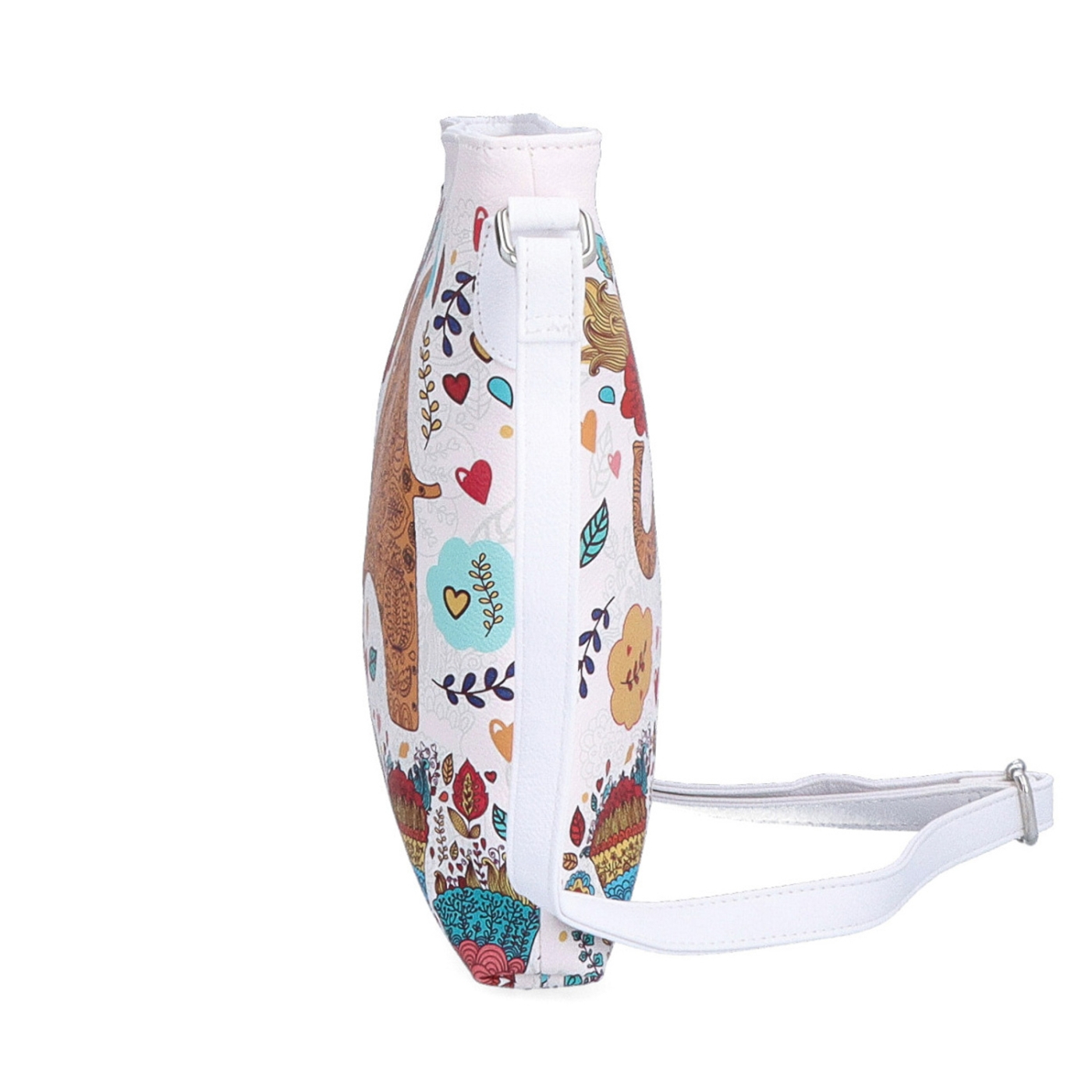 Malá crossbody s potiskem Indee materiál syntetická kůže barva multicolor velikost malá 9300 41 B