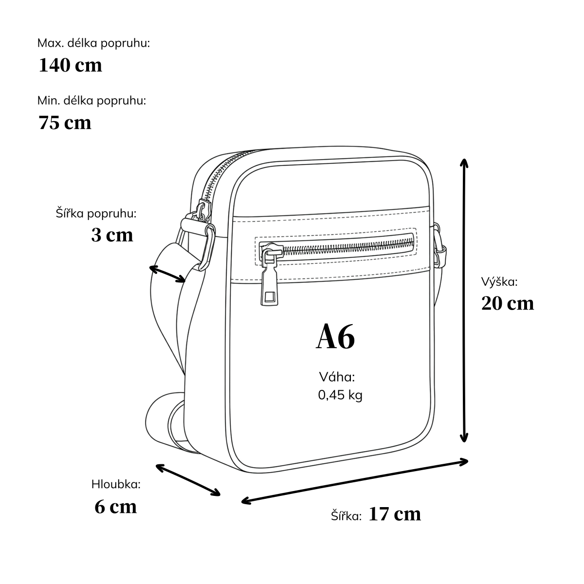 Taška přes rameno Tangerin materiál syntetická kůže zapínání na zip barva hnědá velikost malá 2320 H Rozměry