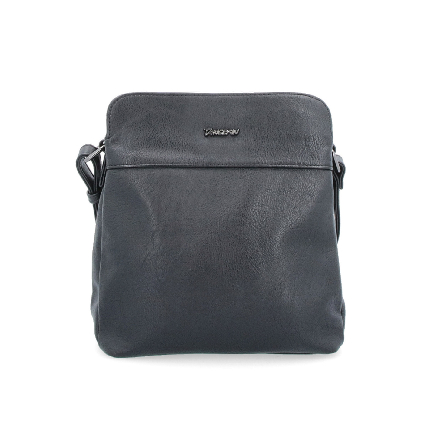 Crossbody kabelka Tangerin materiál syntetická kůže zapínání na zip barva černá velikost malá 8021 C Zepředu