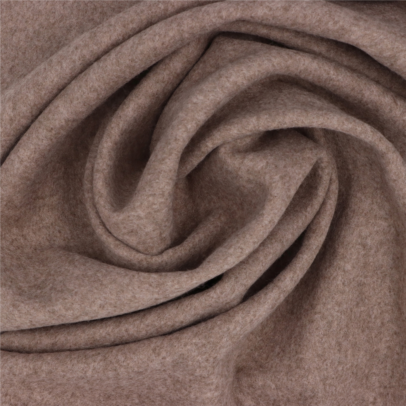 Elegantní jednobarevná šála s třásněmi Noelia Bolger materiál Polyester s příměsí vlny barva taupe KZ003 - 04