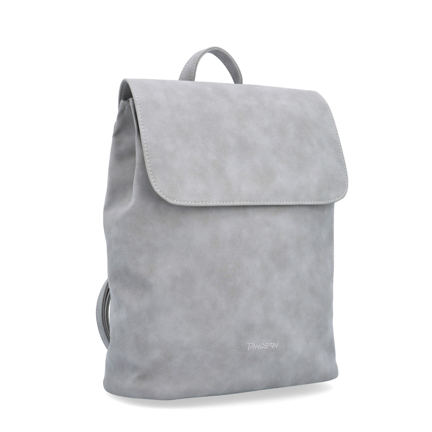 Elegantní městský batoh ze syntetiky Tangerin materiál syntetická kůže zapínání na zip barva šedá velikost střední 1100 SS