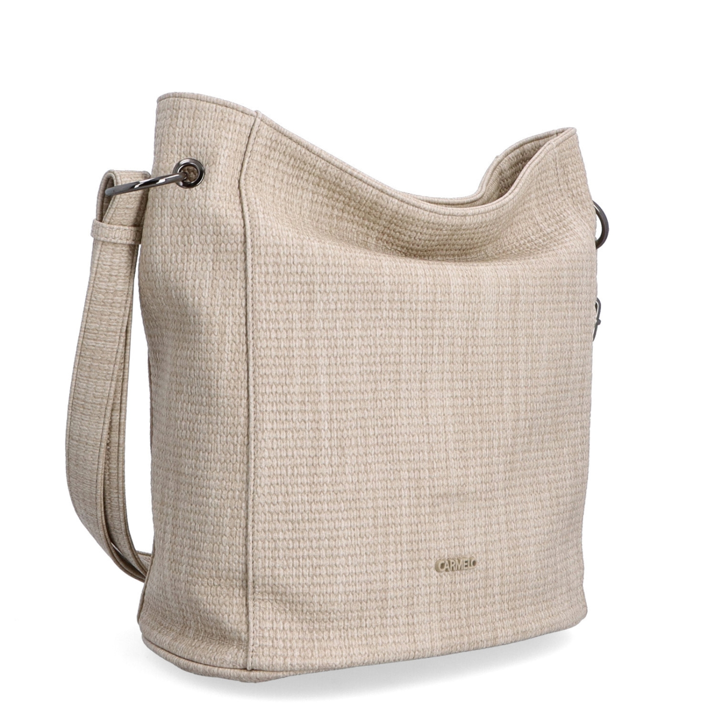 Crossbody kabelka v elegantním designu Carmelo materiál syntetická kůže zapínání na zip barva béžová velikost střední 4339 BE