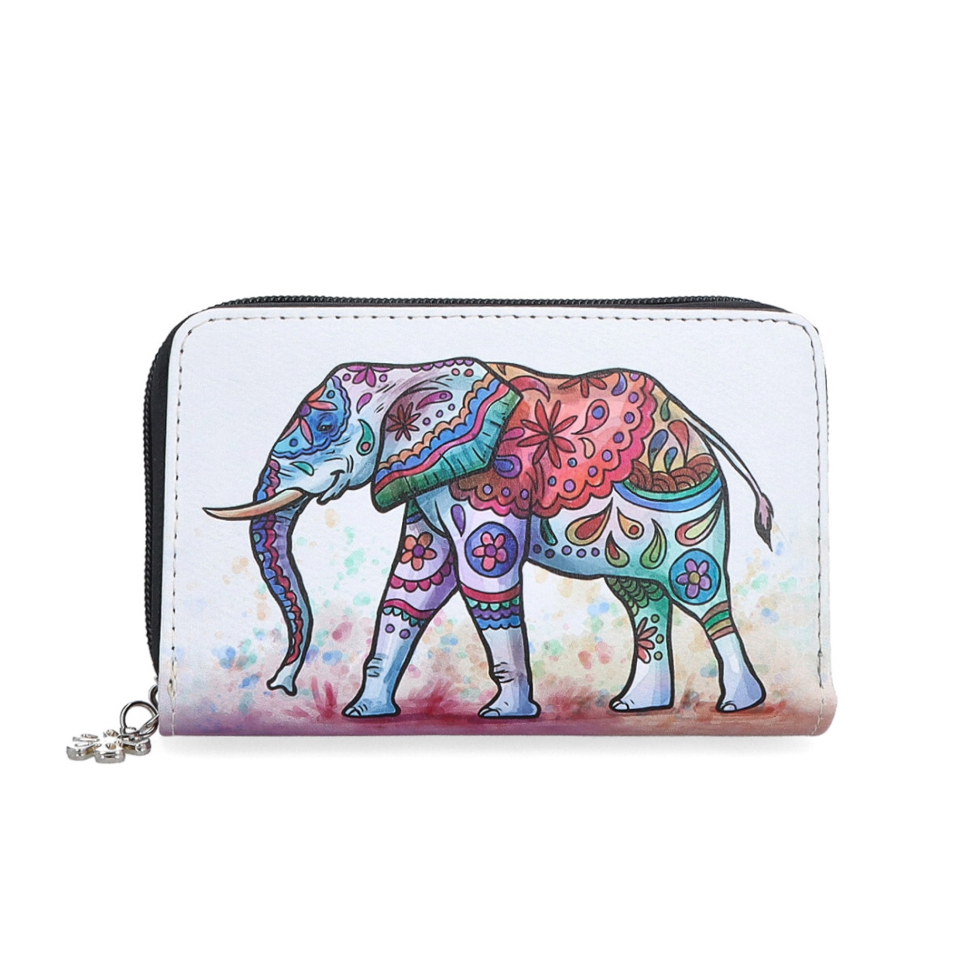 Peněženka penál s potiskem Indee materiál syntetická kůže zapínání na cvoček barva multicolor velikost střední 9201 149
