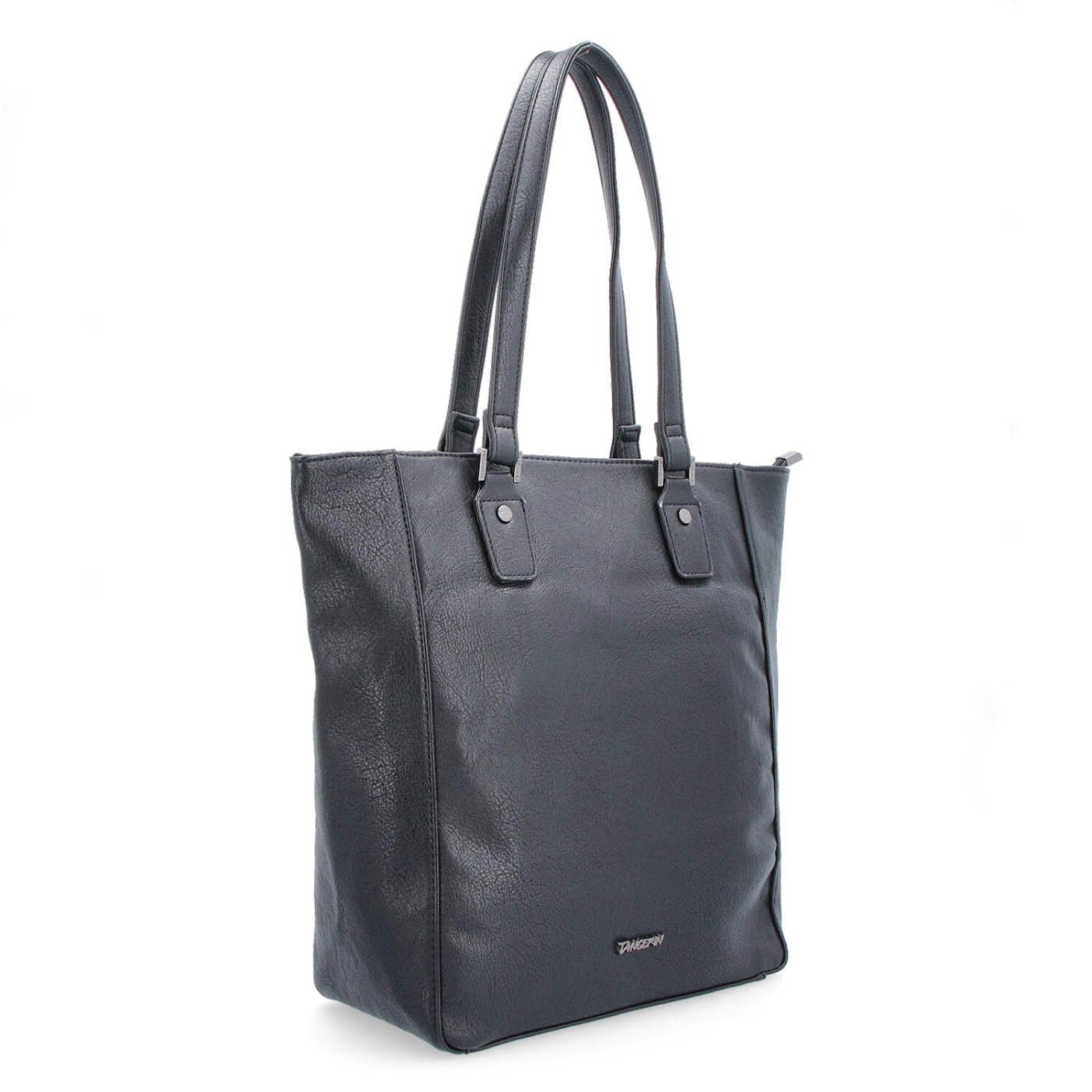 Elegantní shopperka Tangerin materiál syntetická kůže zapínání na zip barva černá velikost velká 8015 C
