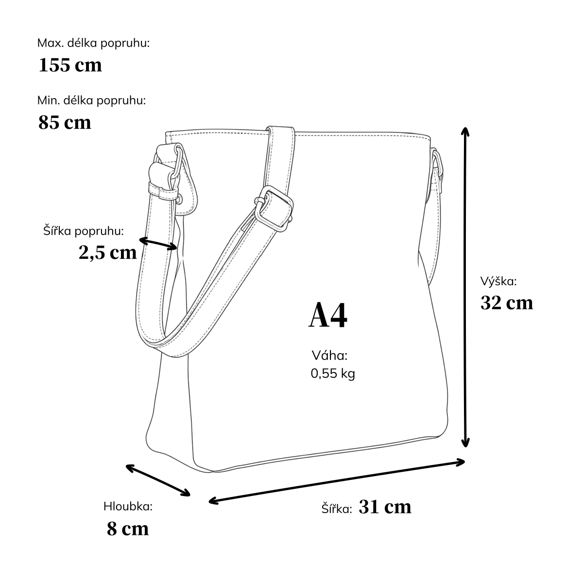 Crossbody kabelka s jednoduchým prošíváním Tangerin materiál syntetická kůže zapínání na zip barva červená velikost střední 8003 CV Rozměry