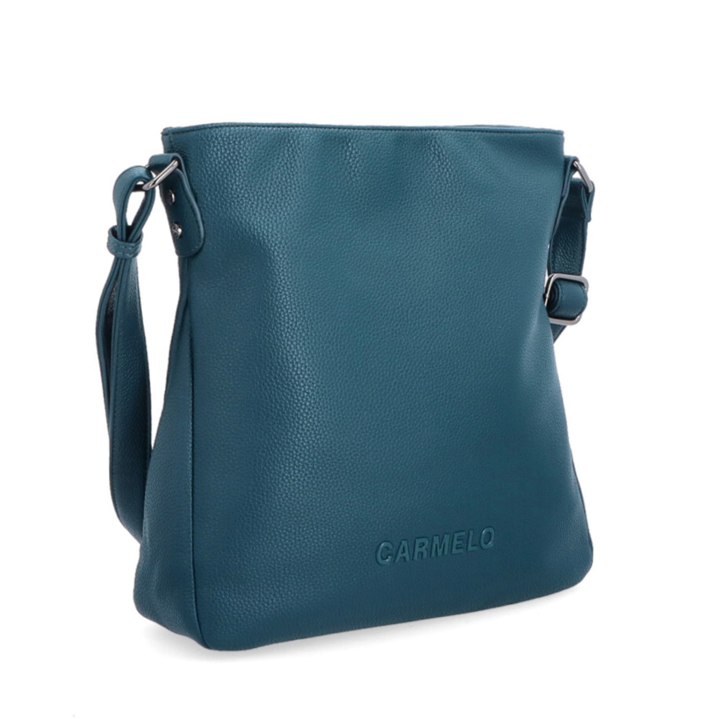 Designová crossbody kabelka Carmelo materiál syntetická kůže zapínání na zip barva zelená velikost střední 4271 PE