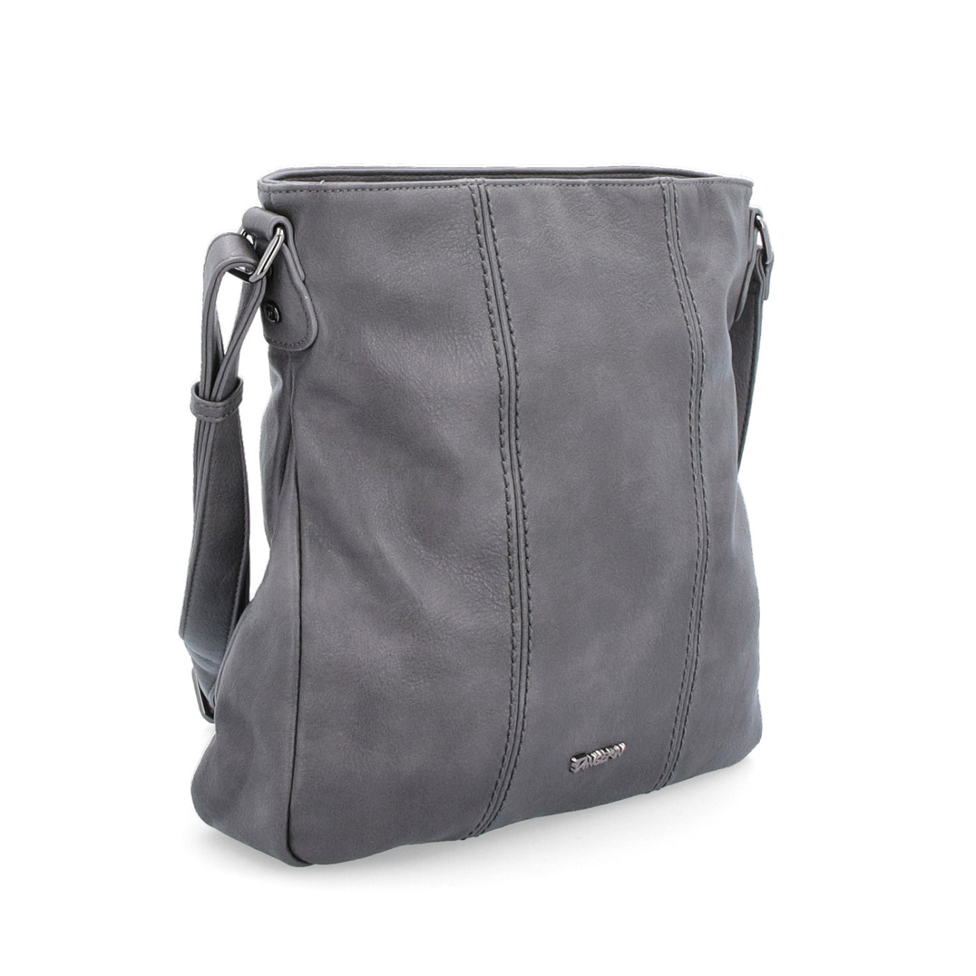 Crossbody kabelka Tangerin materiál syntetická kůže zapínání na zip barva šedá velikost střední 8004 TS