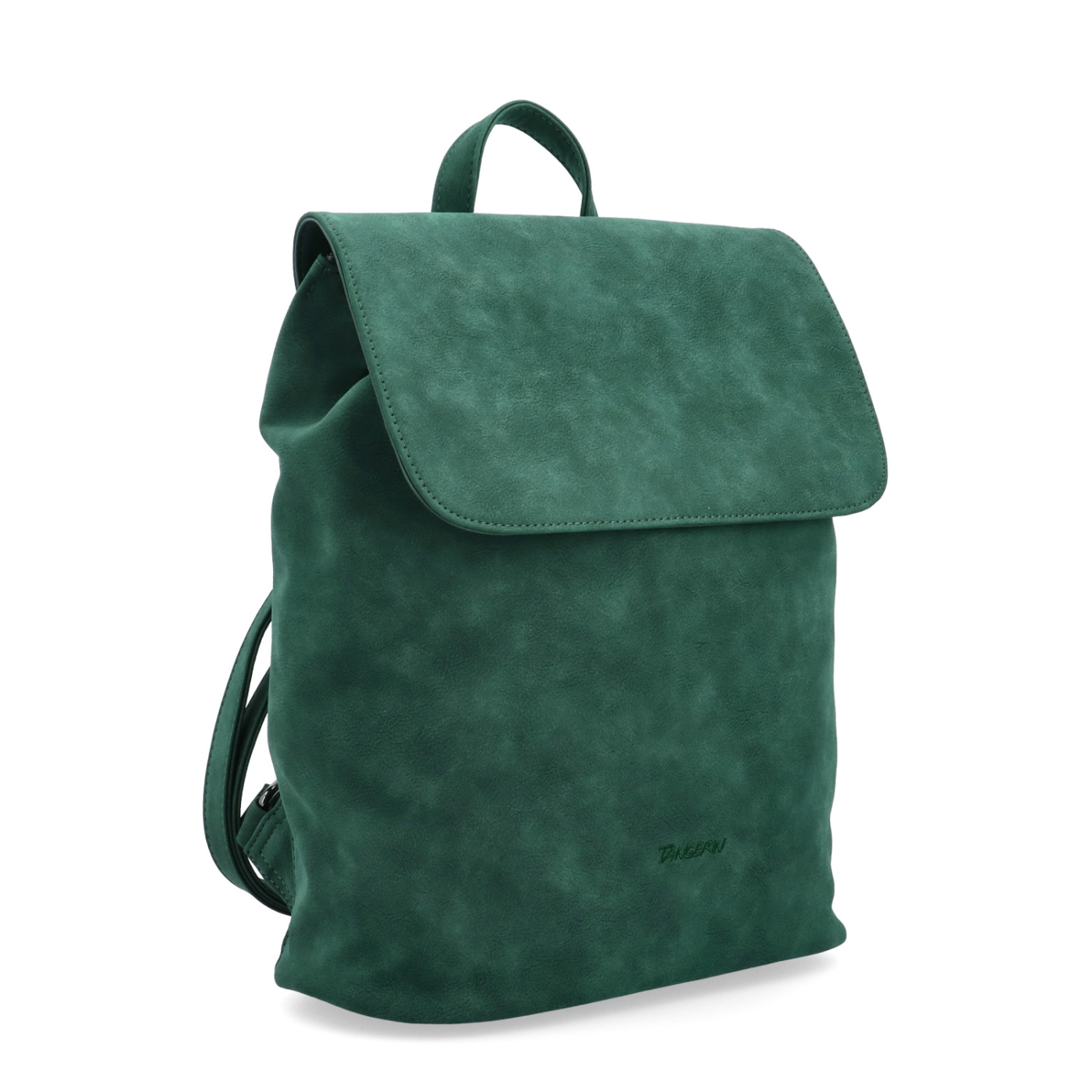 Elegantní městský batoh ze syntetiky Tangerin materiál syntetická kůže zapínání na zip barva zelená velikost střední 1100 TZE