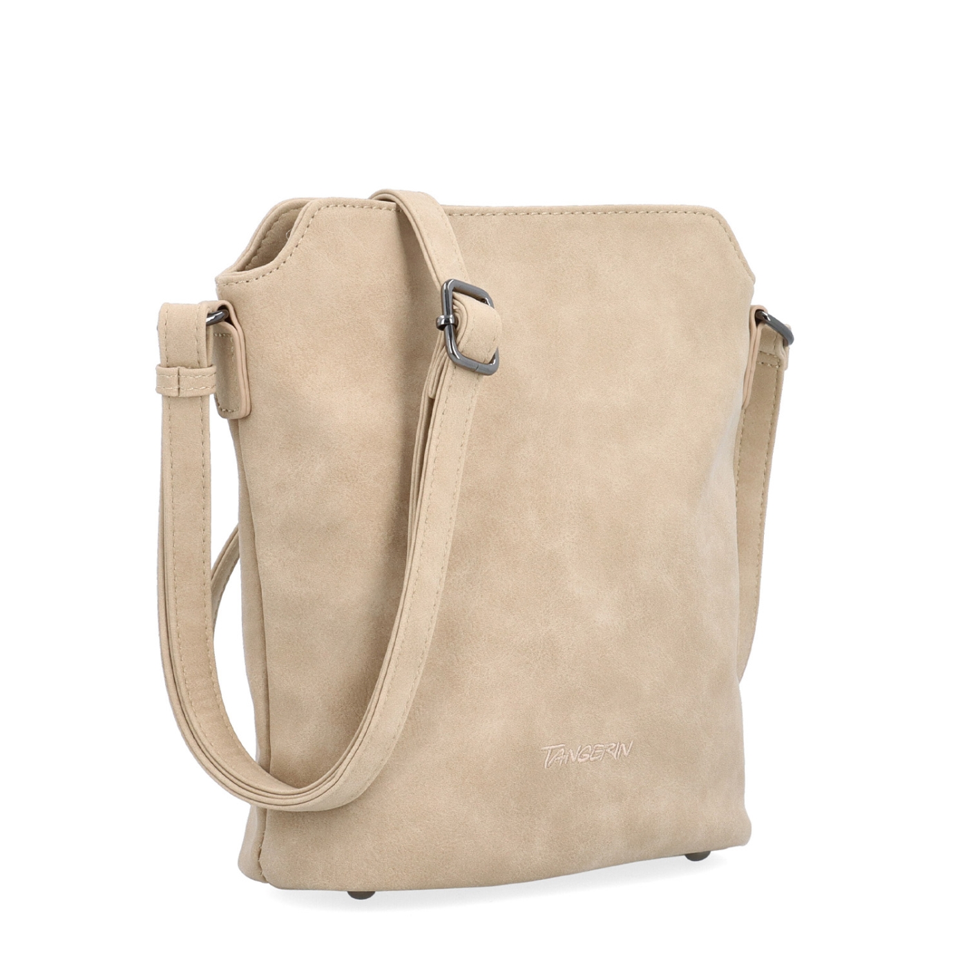 Malá elegantní kabelka s minimalistickým designem Tangerin materiál syntetická kůže zapínání na zip barva béžová velikost malá 1107 BE