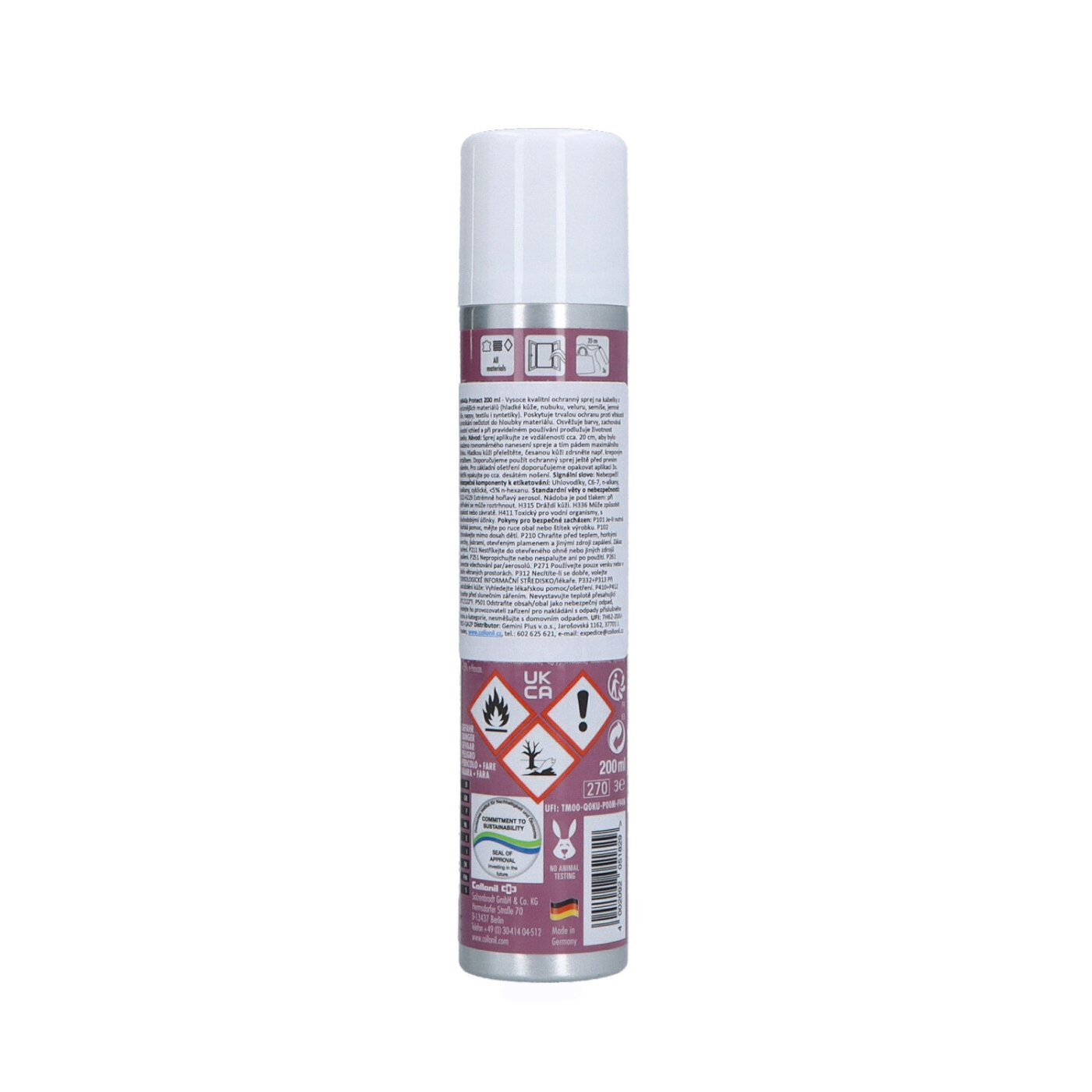 Collonil my Bags Protect sprej Collonil materiál není barva bez barvy velikost malá Collonil Protect sprej 200 ml