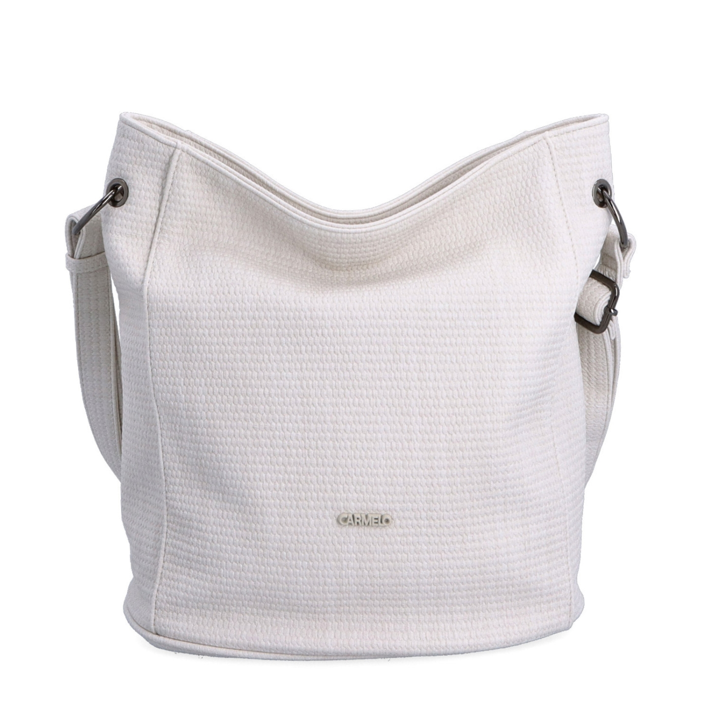 Crossbody kabelka v elegantním designu Carmelo materiál syntetická kůže zapínání na zip barva béžová velikost střední 4339 K Zepředu