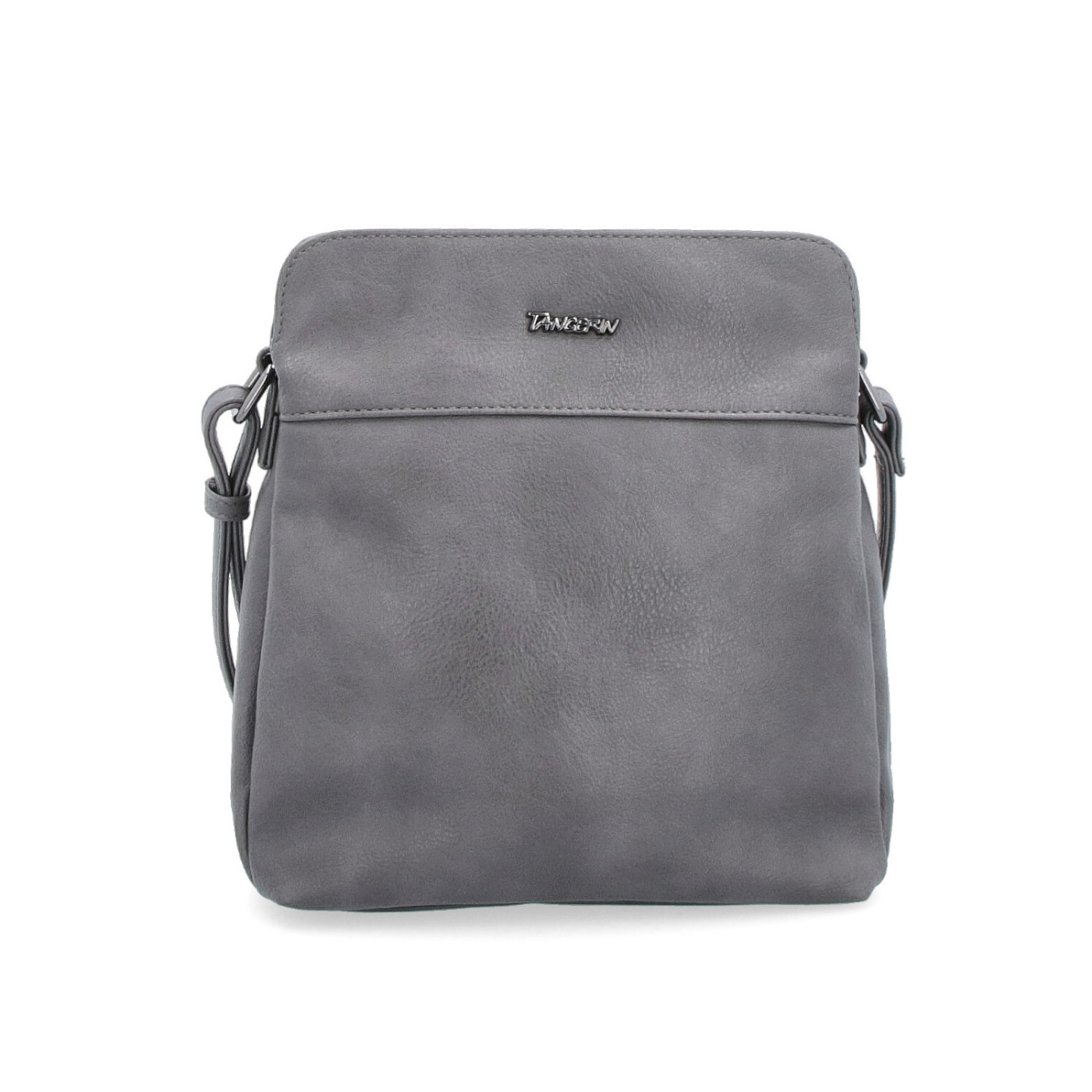 Crossbody kabelka Tangerin materiál syntetická kůže zapínání na zip barva šedá velikost malá 8021 TS Zepředu