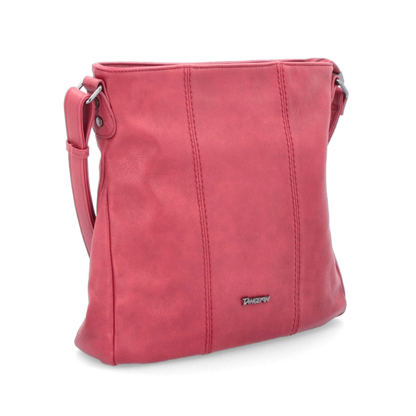 Crossbody kabelka Tangerin materiál syntetická kůže zapínání na zip barva červená velikost střední 8004 CV
