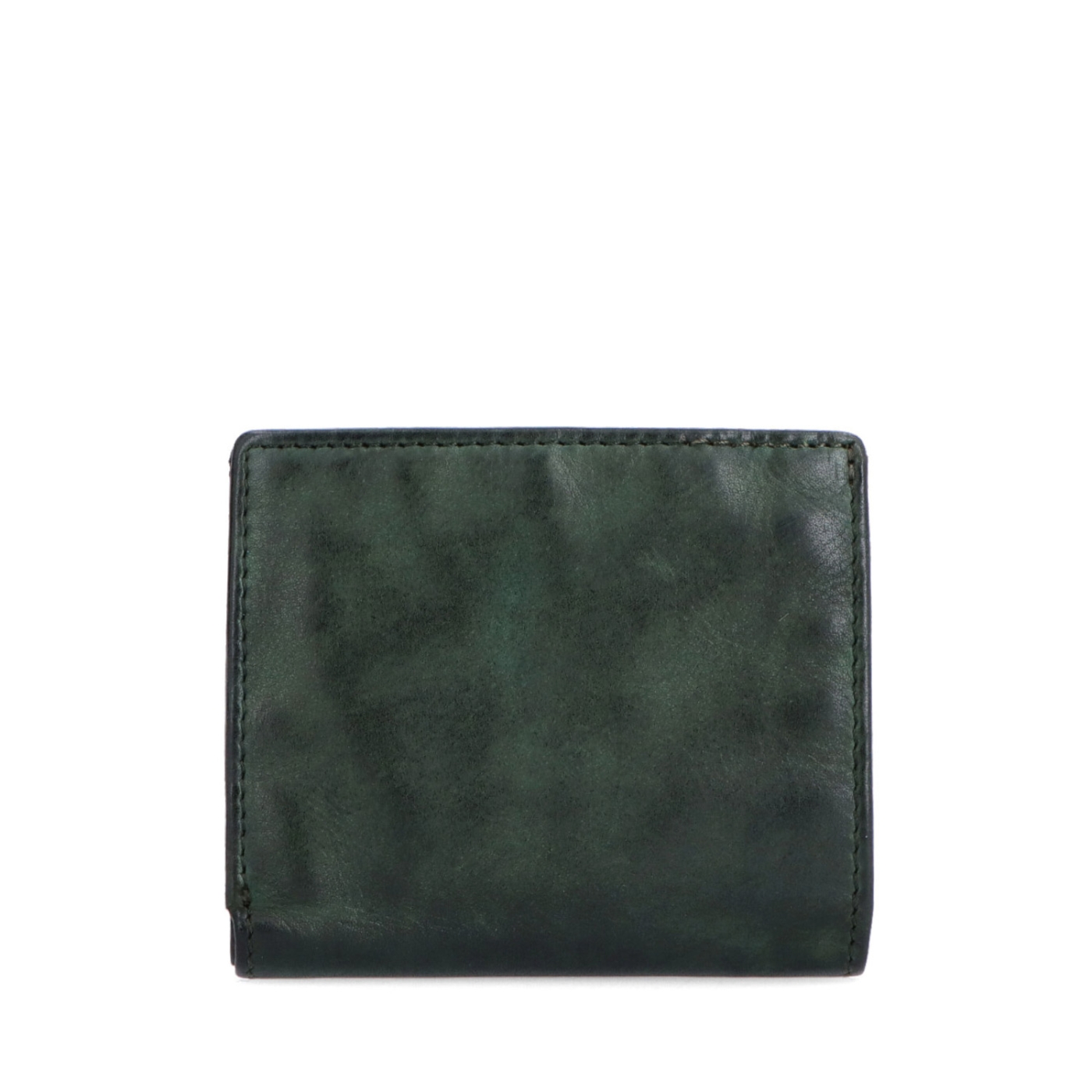 Malá kožená peněženka s unisex designem Noelia Bolger materiál kůže barva zelená velikost malá 5133 NB ZE Zezadu