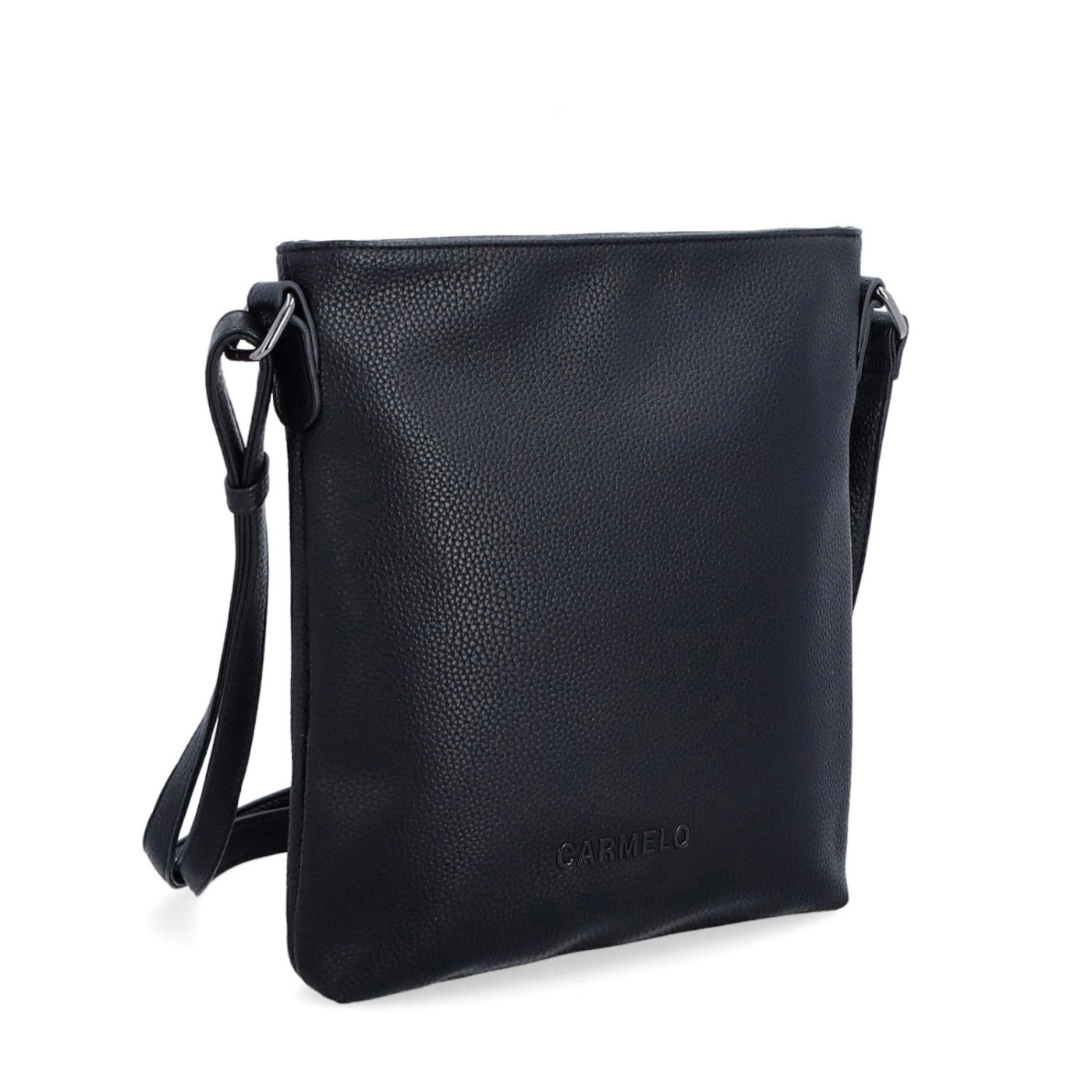 Crossbody kabelka na zip Carmelo materiál syntetická kůže zapínání na zip barva černá velikost malá 4324 C