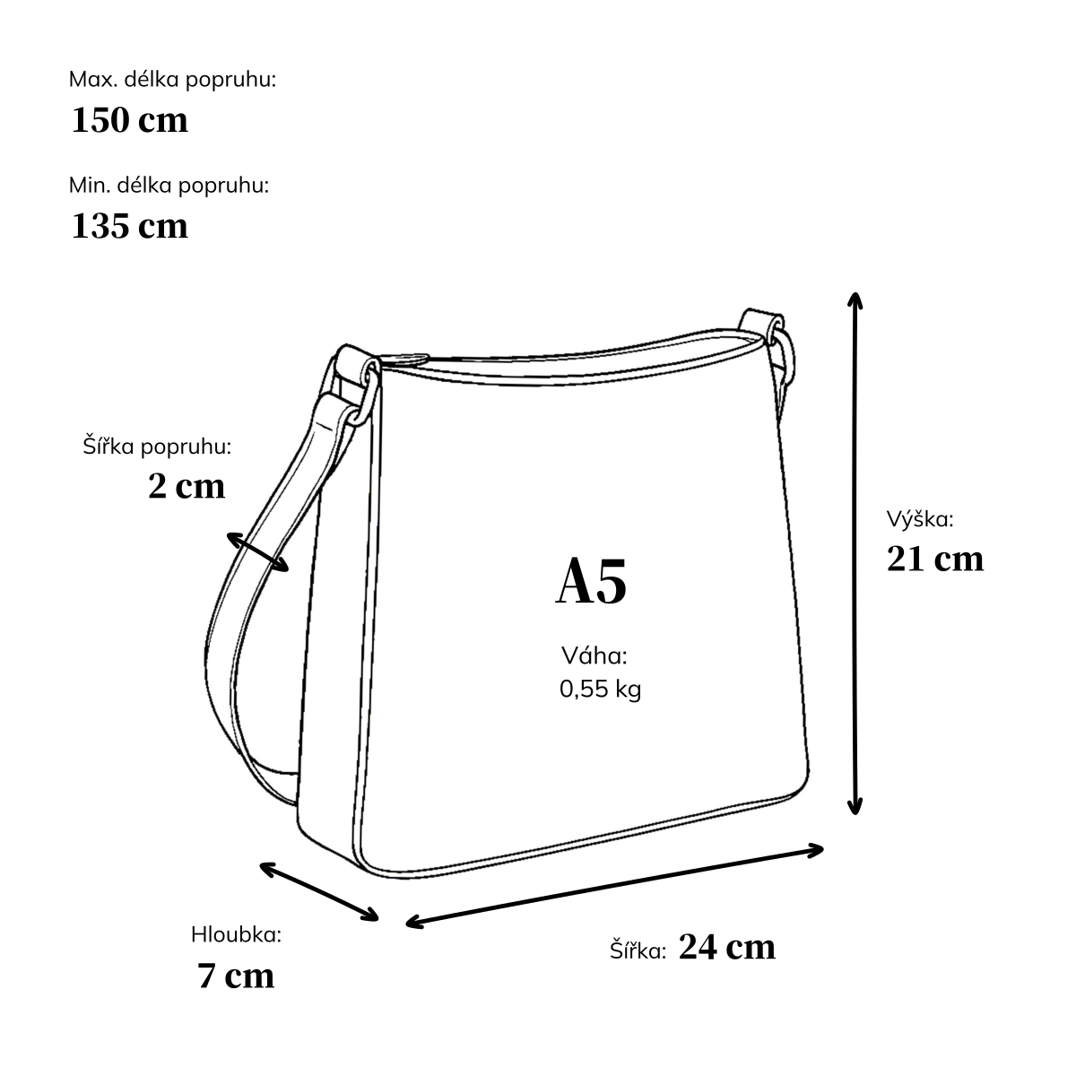 Kožená kabelka crossbody Noelia Bolger Noelia Bolger materiál kůže zapínání na zip barva černá velikost malá NB 0097 C Rozměry