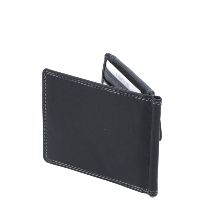 Kožená peněženka Poyem černá