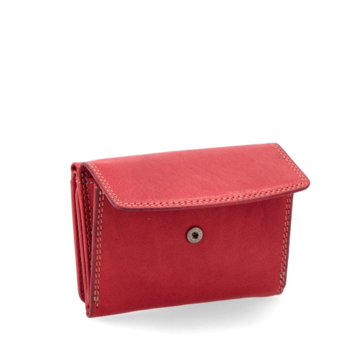 Kožená peněženka Poyem červená