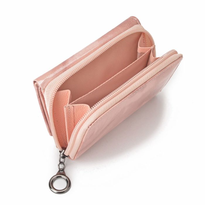 Kožená peněženka růžová