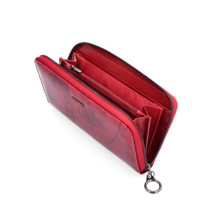Kožená peněženka Carmelo červená – 2111 M CV