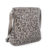 Designová crossbody kabelka s velkými písmeny šedá